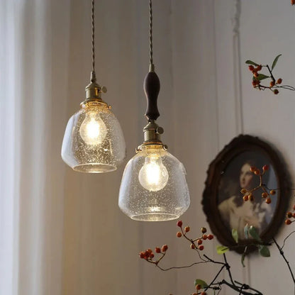 Classic Vintage Glass Table Lamp