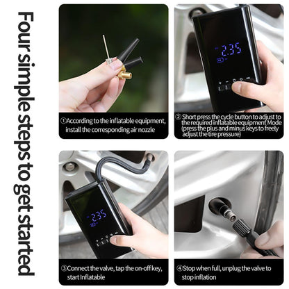 Portable LED Digital Air Pump Compressor
