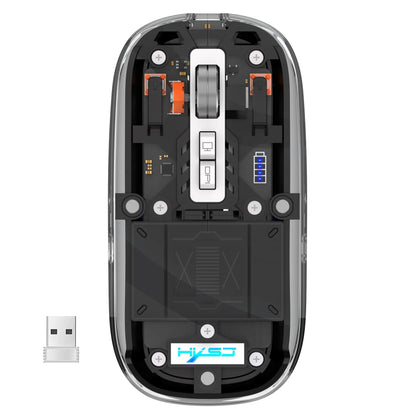Clear Wireless Bluetooth Computer Mouse