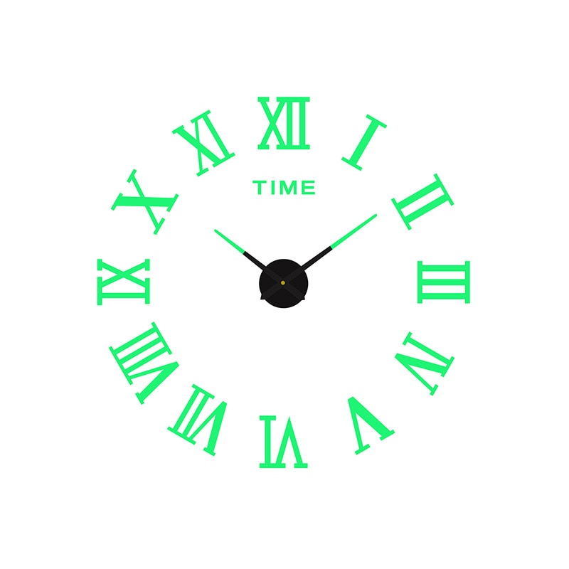 Decorative 3D Glow Silent Wall Clock