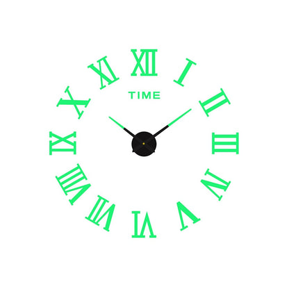 Decorative 3D Glow Silent Wall Clock
