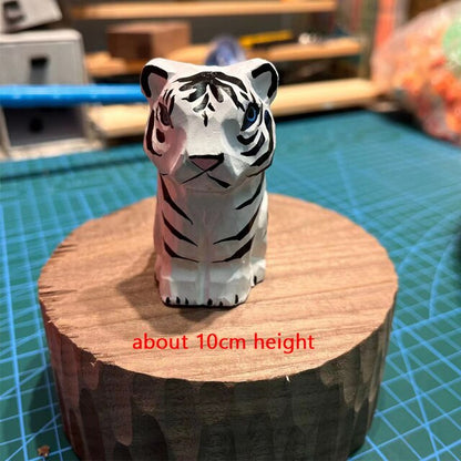 Adorable Handcrafted Wood Animal Figurines