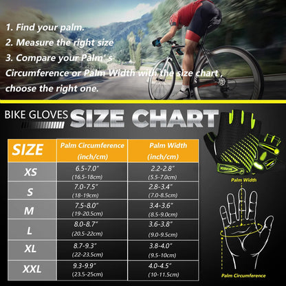 Comfortable Cycling Gloves - Padded, Ventilated & Grip Gloves