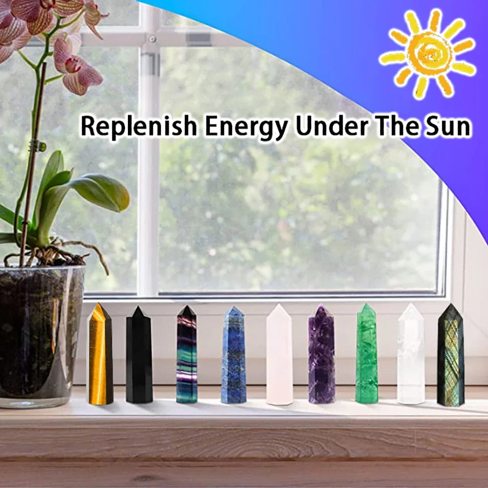 Small Genuine Crystal Healing Stone for Meditation