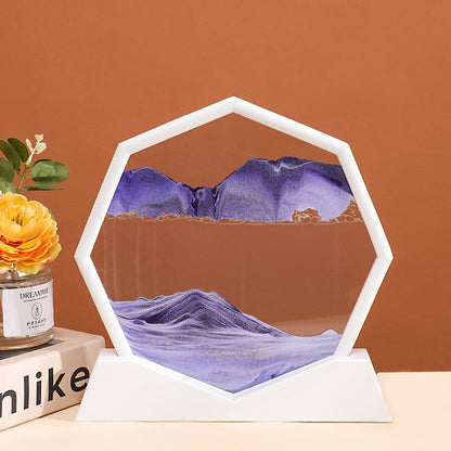 Oceanic Wave Hexagon Sand Table Decor