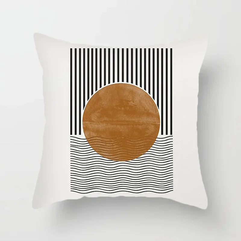 Stylish Geometric Pattern Cushion Cover