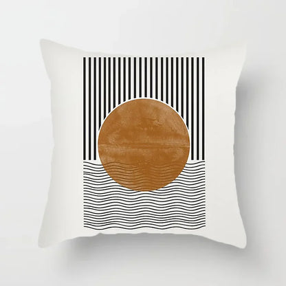Stylish Geometric Pattern Cushion Cover