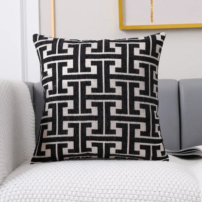 Soft Striped Decorative Pillow Cover