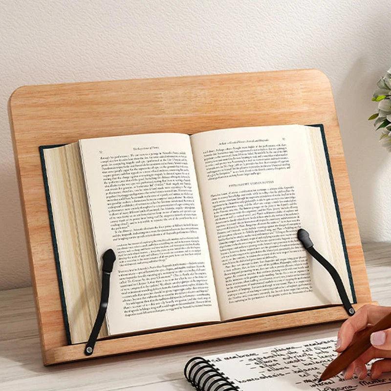 Ergonomic Wooden Tablet Stand