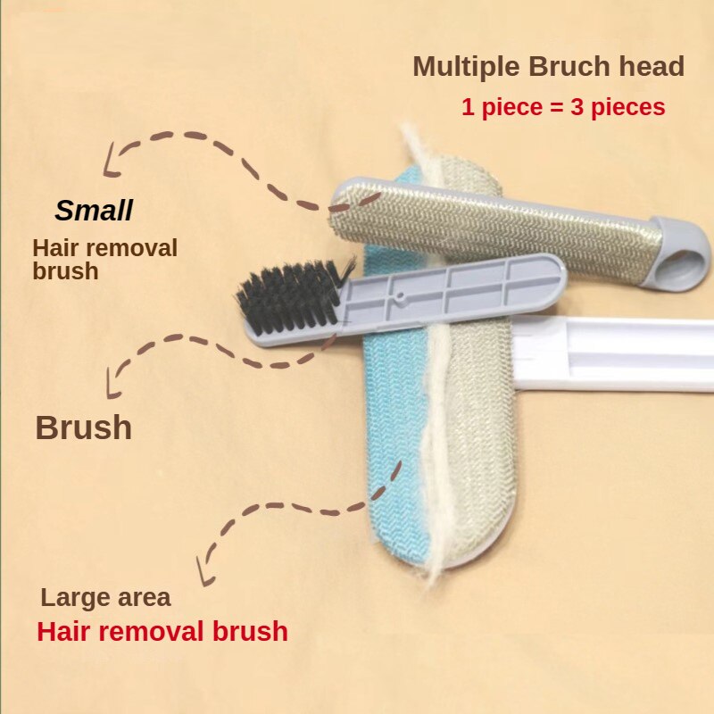 Pet Hair Remover Window Cleaning Brush Tool