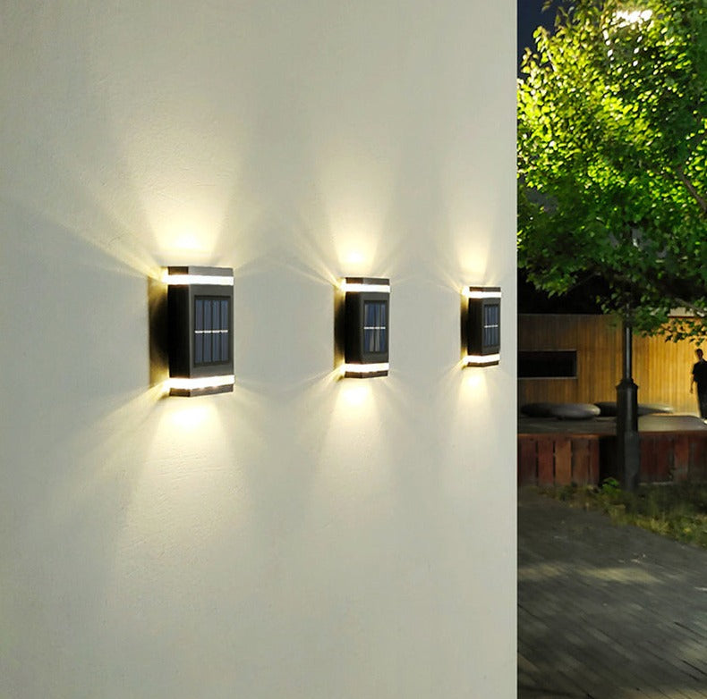 Outdoor Solar Powered Garden Wall Light