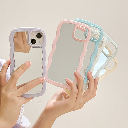 Stylish Wave Design Phone Case Mirror