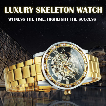 Stylish Mechanical Skeleton Men's Watch