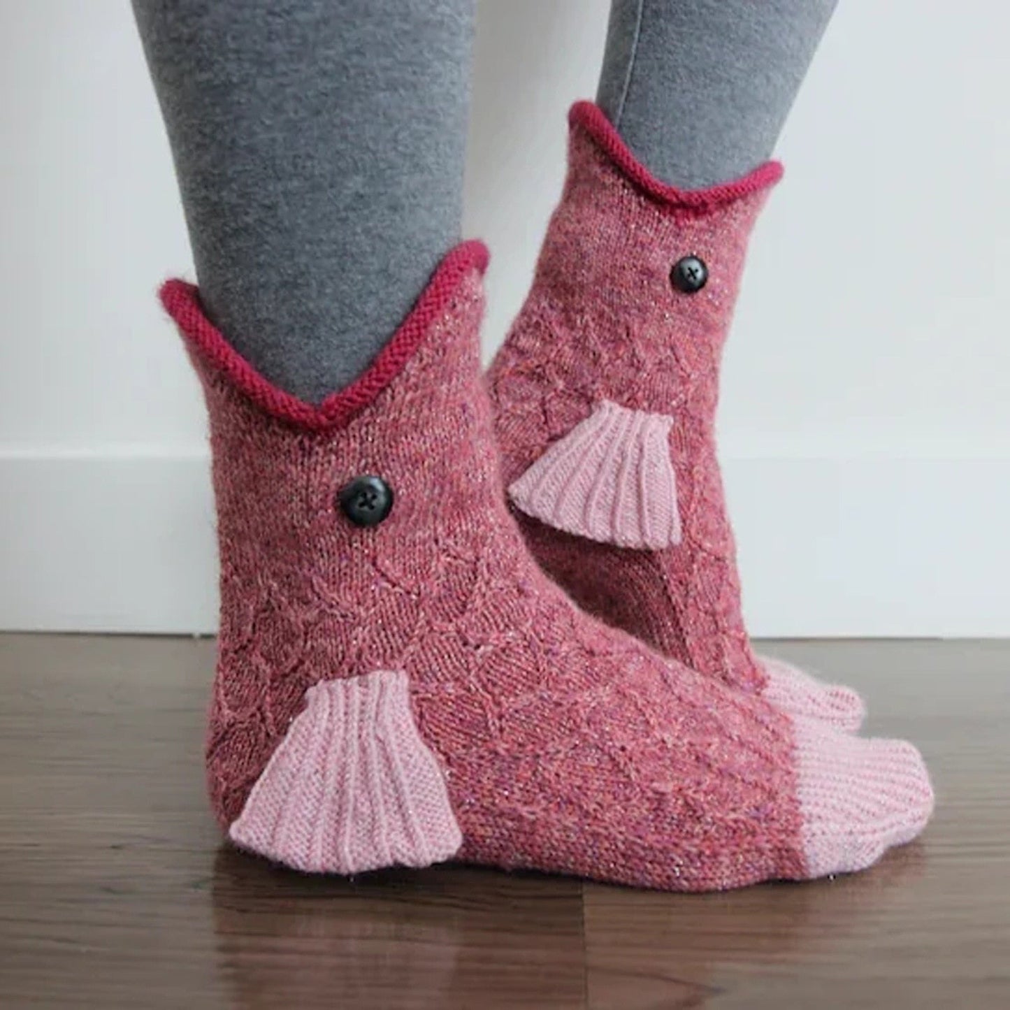 Fun Animal Print Knit Socks