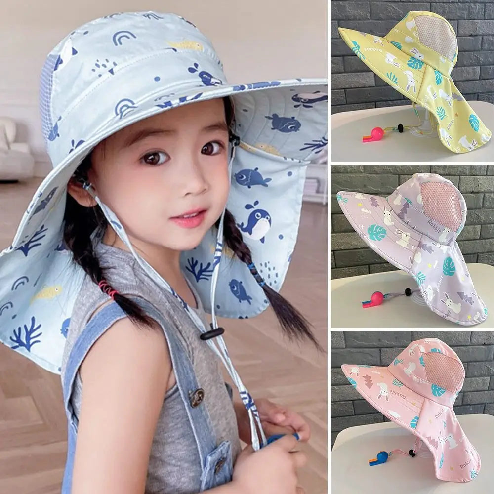 Kids UV Protective Sun Hat with Adjustable Strap