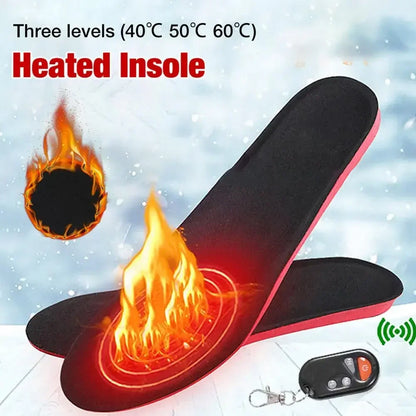 Warm Rechargeable Heated Insoles for Winter Feet