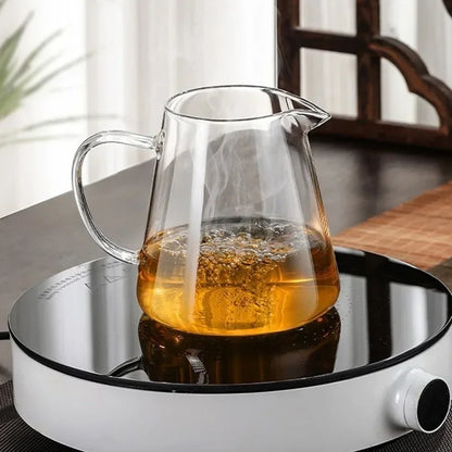 Large Heatproof Glass Teapot with Stainless Steel Infuser