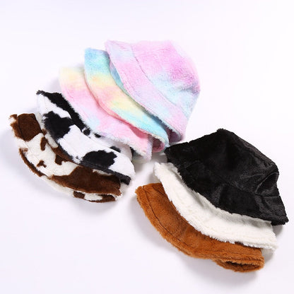 Cozy Faux Fur Warm Beanie Hat for Men Women