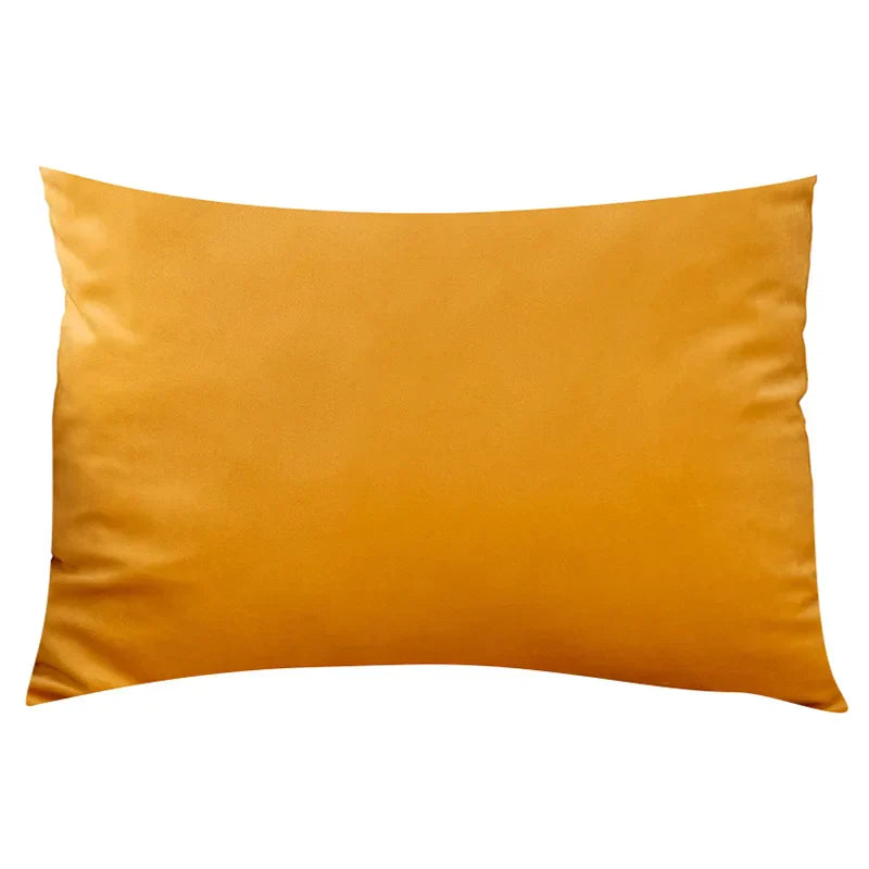 Soft Velvet Pillow in Bright Pastel Shades
