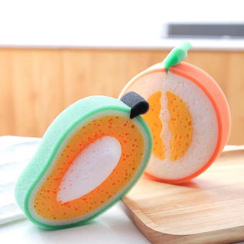Colorful Fruit Design Kitchen Sponge