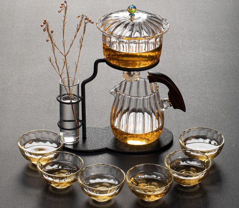 Green Leaf Magnetic Tea Infuser Set
