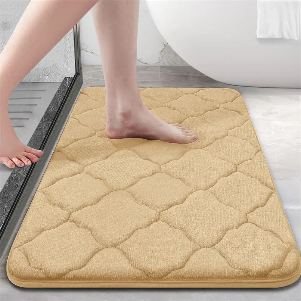 Gentle Grip Bathroom Mat for Slip Resistant Floors