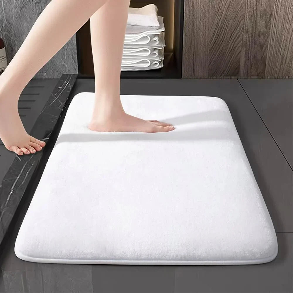 Plush Coral Velvet Anti-Slip Entrance Door Mat