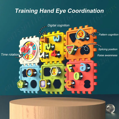 Fun Educational Toy Cube with Shapes and Colors