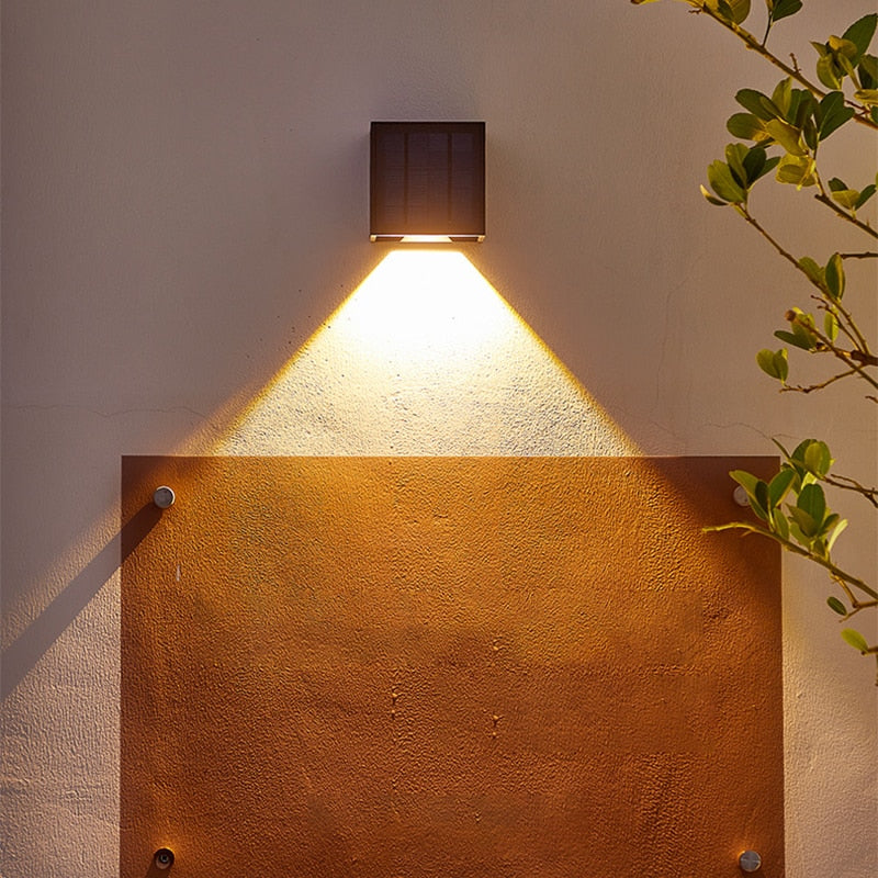 Solar Powered Outdoor Wall Light - Fesara