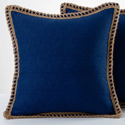 Vibrant Patterned Pillow in Classic Design