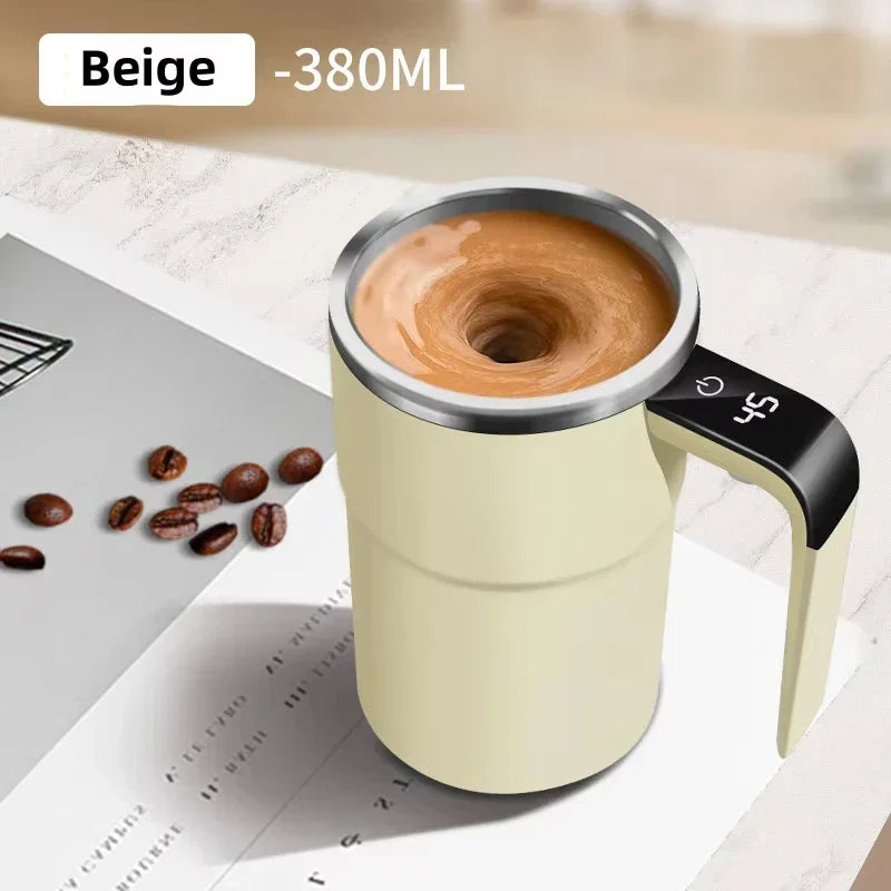 Smart Electronic Heat Mug with Auto Stirrer