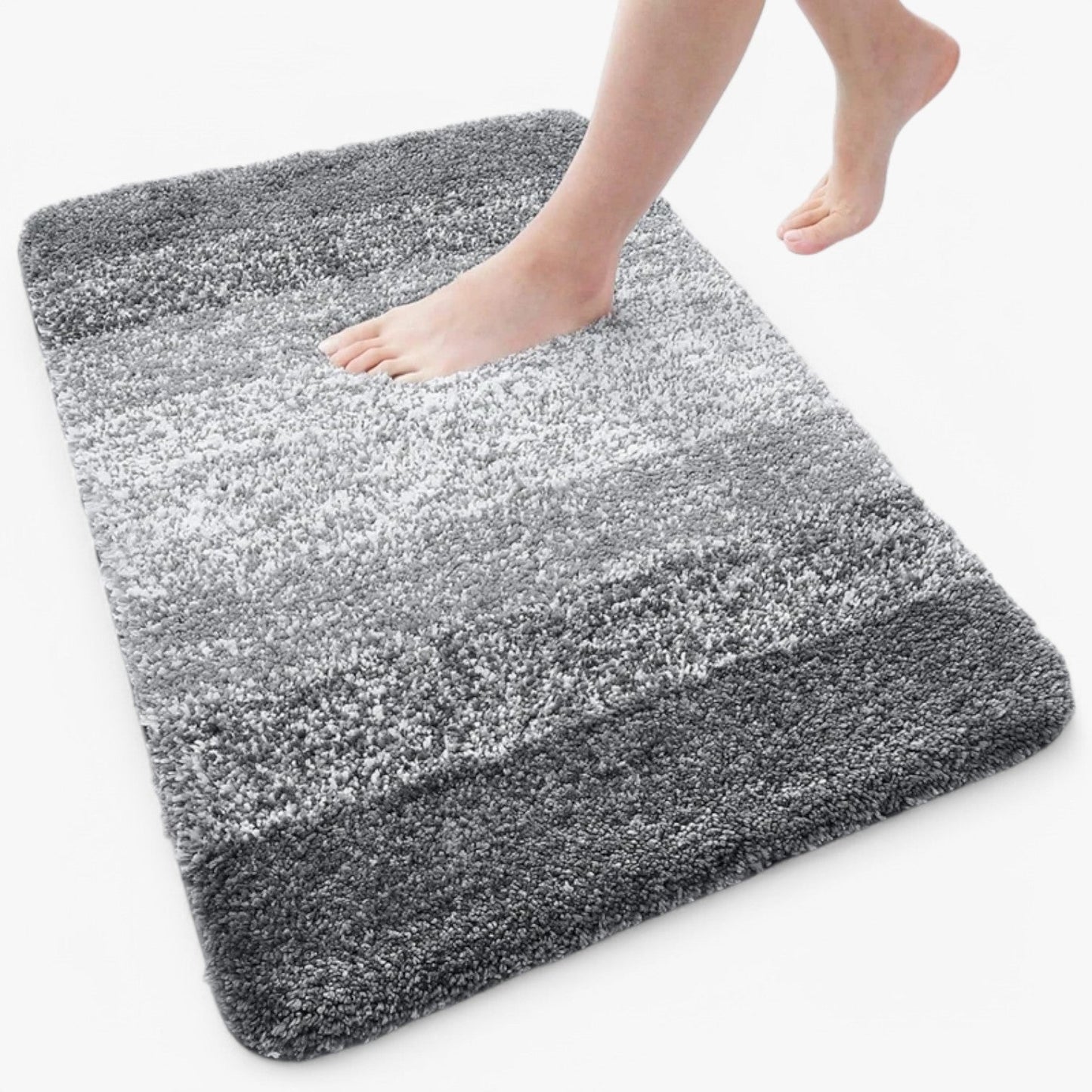 Soft Grip Non-Slip Bath Mat – Fast Dry Bathroom Rug