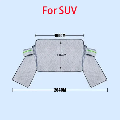 Winter Car Windshield Snow Cover with Quick Fit Design