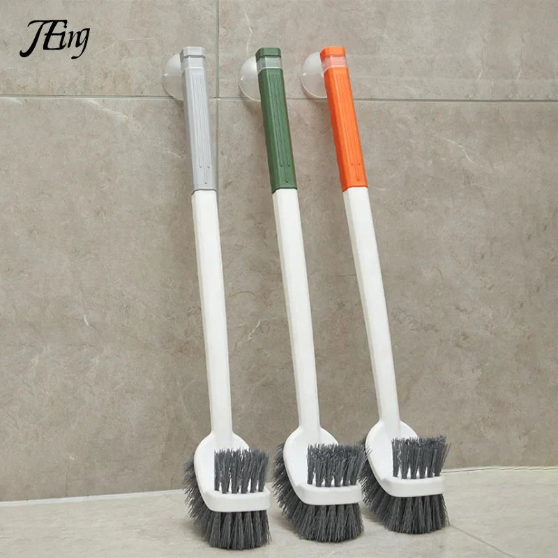 Extended Reach Double Sided Toilet Brush with Holder