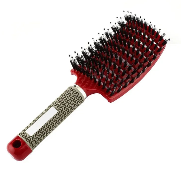 Gentle Detangle Hair Comb - Soft Bristle Brush