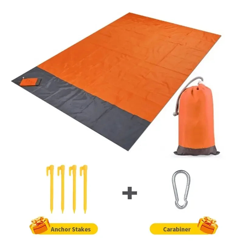Large Water Resistant Beach Mat 210x200 cm
