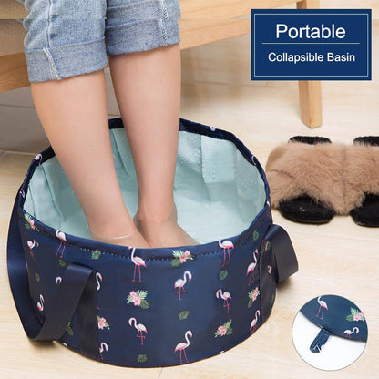 Compact Collapsible Foot Wash Basin