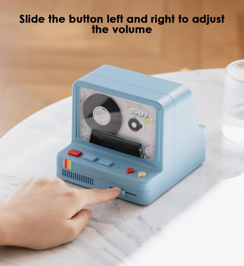 Retro Night Vintage Portable Bluetooth Speaker
