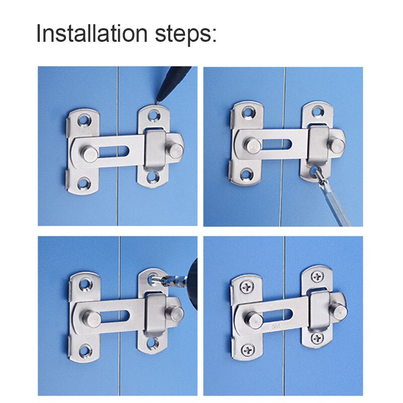 Easy Slide Closet Cabinet Lock