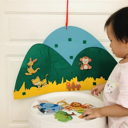 Interactive Learning Felt Board Toy for Kids