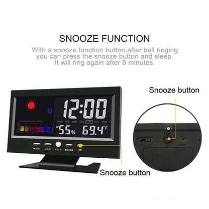 Digital Alarm Clock Weather Station Display