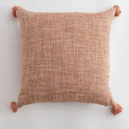 Stylish Home Decor Cushion Cover with Chic Tassels