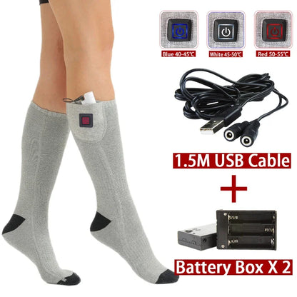 Warm Electric Socks for Men and Women