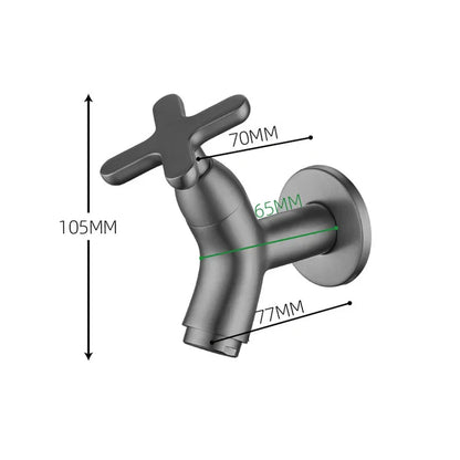 Luxury Solid Brass Wall Mount Kitchen Faucet