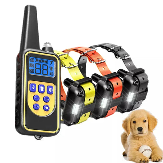 Waterproof Rechargeable Dog Shock Training Collar - Fesara