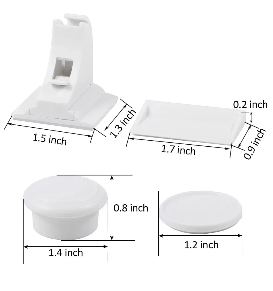 Secure Magnetic Baby Lock Cabinet Door Set