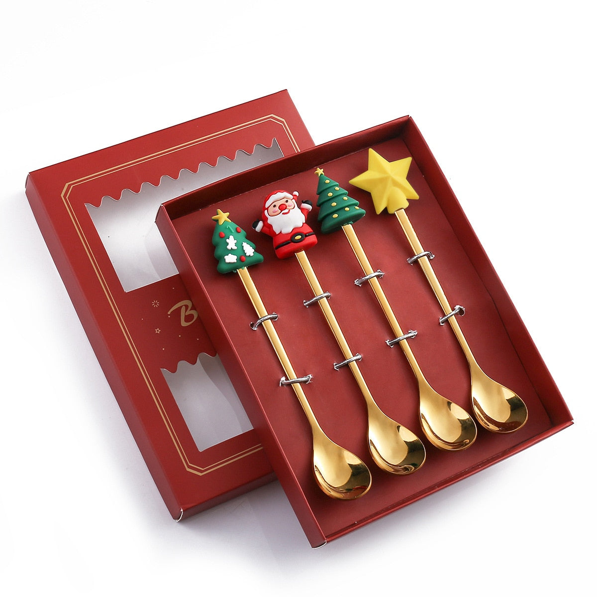 Holiday 4 Piece Santa Table Setting Set