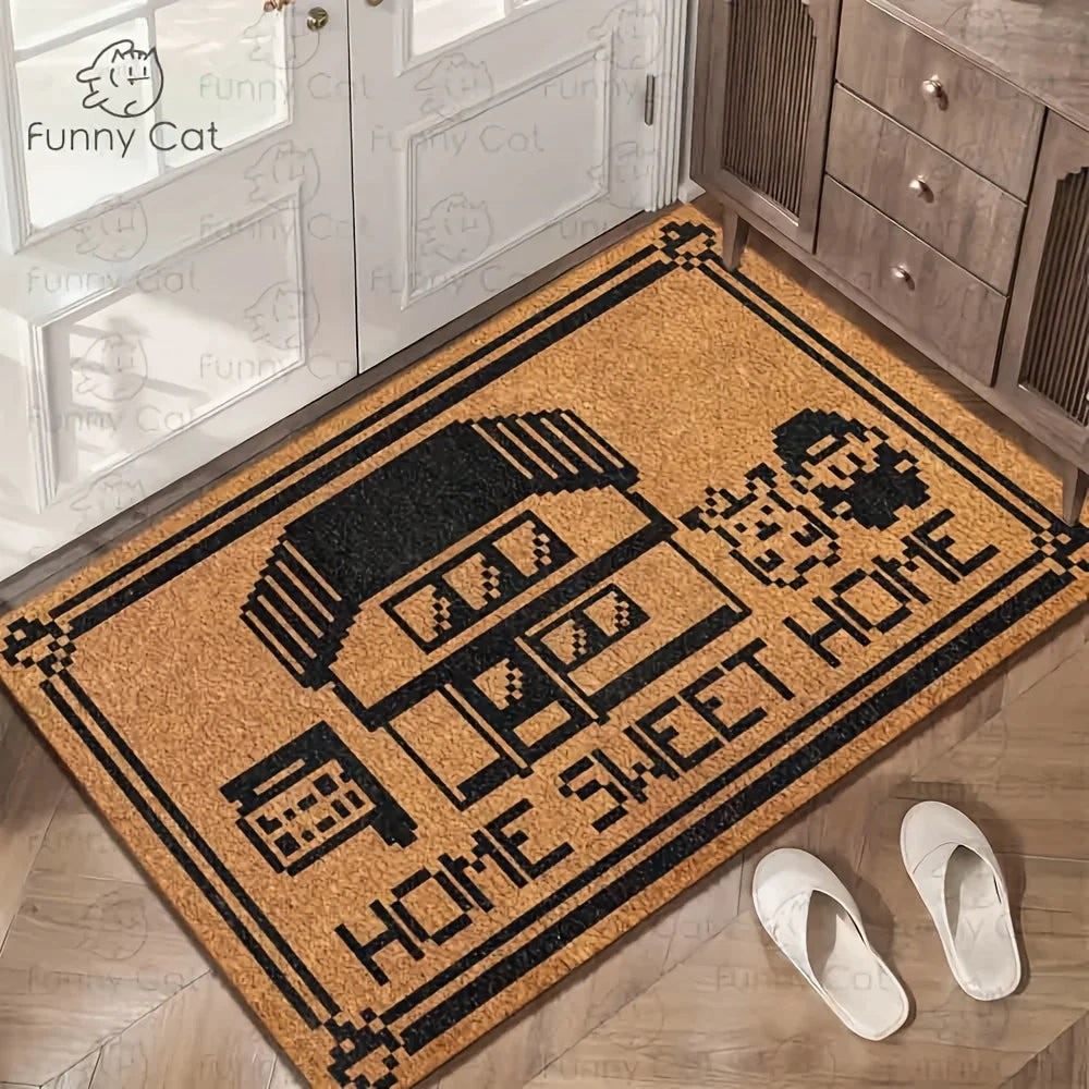 Soft Waterproof Entrance Door Mat Indoor Outdoor Carpet - Fesara