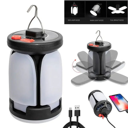 Bright Solar Powered Camping Light - Fesara