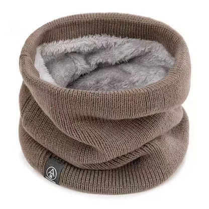 Warm Fleece Lined Winter Scarf for Men and Women